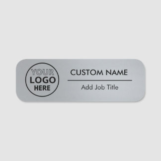 Épingle de style argent métallique ou badge employ