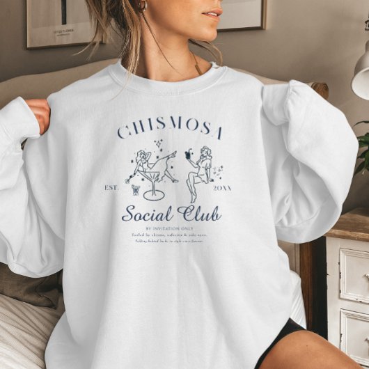Épingle drôle | Sweatshirt du club social de Chism