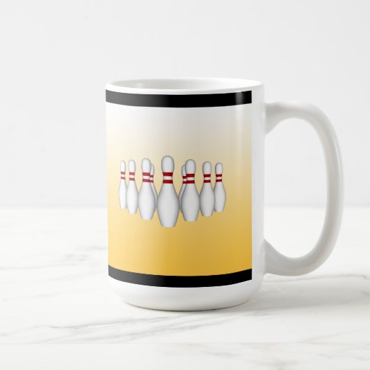 Épingles de Bowling : Modèle 3D : Mug de café (Droite)