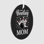 Épingles de cœur de maman de bowling Ligue drôle F (devant)