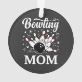 Épingles de cœur de maman de bowling Ligue drôle F (dos)