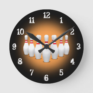 Épingles de quilles : Horloge murale