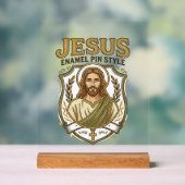 Épinglette en émail Jésus Style Épinglette en émai (Neutre)