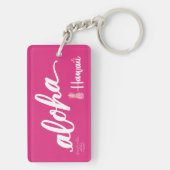 Épinglette Porte-Clés Pink Pineapple Be the Aloha (Dos)