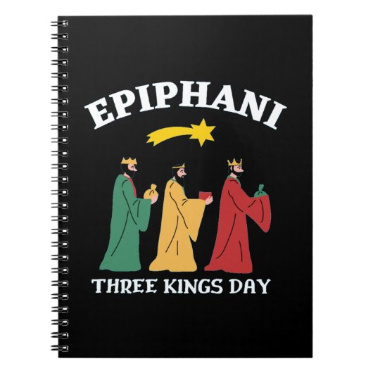 Epiphani Drie Kings Dag Notitieboek (Voorkant)