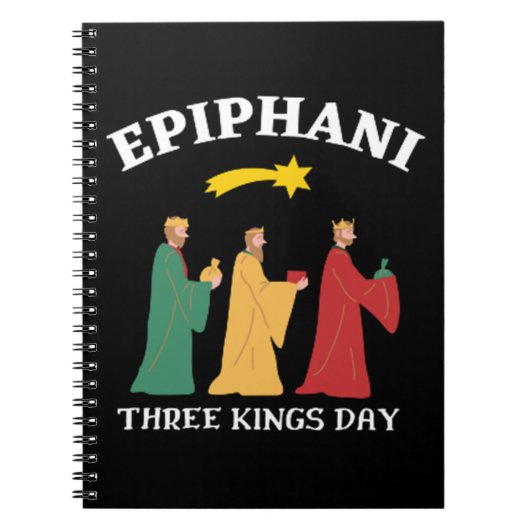 Epiphani Drie Kings Dag Notitieboek (Voorkant)