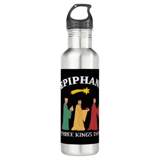 Epiphani Drie Kings Dag Waterfles (Voorkant)