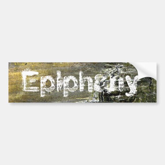 Epiphany Bumpersticker (Voorkant)