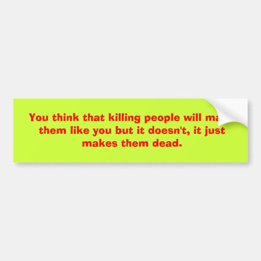 Epiphany Bumpersticker (Voorkant)