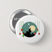 epiphany kerst befana ronde button 5,7 cm (Voorkant /achterkant)