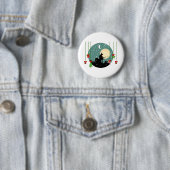 epiphany kerst befana ronde button 5,7 cm (In situ)