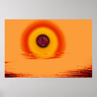 Epiphany op Sunset Poster