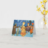 Epiphany Three Kings from the East by Zdenek Guth  Kaart (Gele Bloem)