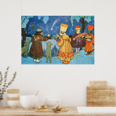 Epiphany Three Kings from the East by Zdenek Guth Poster (Keuken)