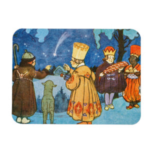 Epiphany Three Kings uit Oost door Zdenek Guth Magneet