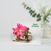  Epiphyllum Christmas Post Kaart (Staand voorkant)