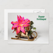  Epiphyllum Christmas Post Kaart (Voorkant / Achterkant)