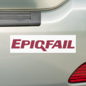 Epiqfail Bumpersticker (Op auto)
