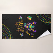 Épis/trompette/masque/fleur de lis Mardi Gras (Serviette de bain)