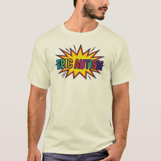 Episch autisme sterrenexplosie kleurvolle T-shirt