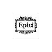 Episch rubberstempel (Afrduk)