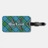 Episch Schotland Clan MacLeod van Harris Tartan Bagagelabel (Achterkant horizontaal)