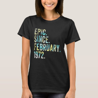Episch sinds februari 1972 50ste verjaardag Vijfti T-shirt