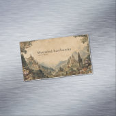 Episch sprookjeslandschap wandtapijt magnetisch visitekaartje (Voorbeeld)