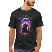 Epische Fantasy Krijger vs. Schaduw Reus Grafisch