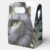 Epische gepantserde kattenkrijger bedankdoosjes (Geopend)