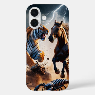 Epische gevechtsscène iPhone 16 hoesje