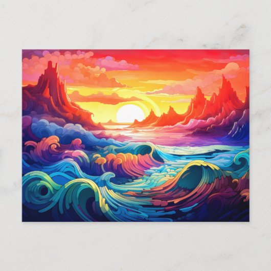 Epische golven 5 briefkaart (Voorkant)