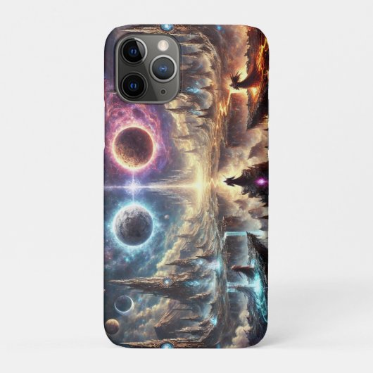 Epische hemelse slagveld illustratie Case-Mate iPhone case (Achterkant)