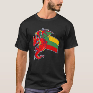 Epische Litouwse Draak  Trots Litouwen Vlag T-shirt