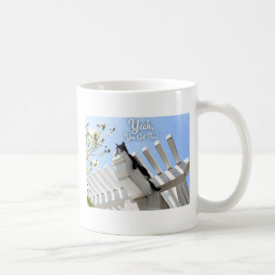 Epische Motivatie Doel Bereikende Kat Foto Zegswij Koffiemok