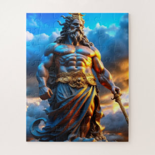 Epische mythische krijgerkunst legpuzzel