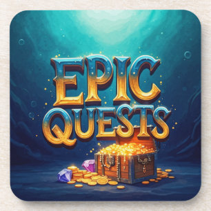 epische quests bier onderzetter