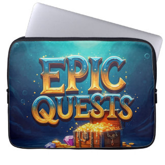 epische quests laptop sleeve