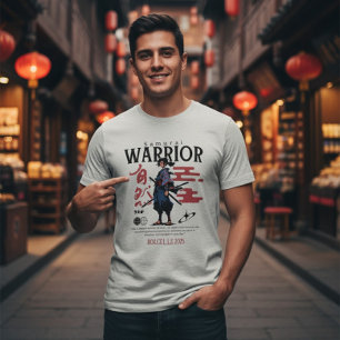 Epische Samurai Krijger Japanse Katana Cultuur Her Tri-Blend Shirt
