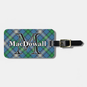Epische Schotland Clan MacDowall Tartan Bagagelabel