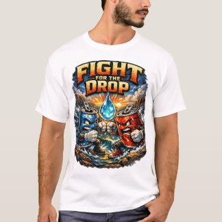 Epische strijd om de laatste druppel t-shirt