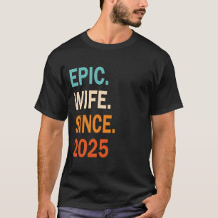 Epische vrouw sinds 2018 6de huwelijksverjaardag t-shirt