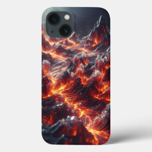 Epische vulkanische kristaluitbarsting telefoonhoe iPhone 13 hoesje