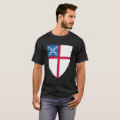 Episcopaal schildembleem t-shirt (Voorkant volledig)