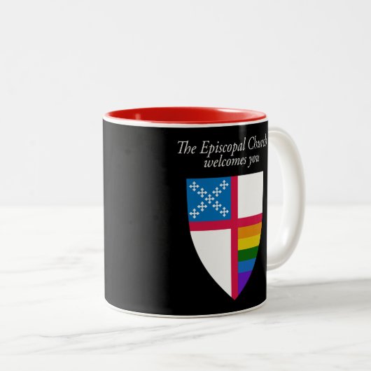 Episcopal Church heet u LGBTQ Mok welkom (Voorkant rechts)