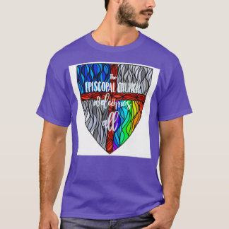 Episcopal Shield Pride 3 Long T-shirt