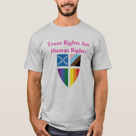 Episcopal Trans Rights Are Human Rights  T-shirt