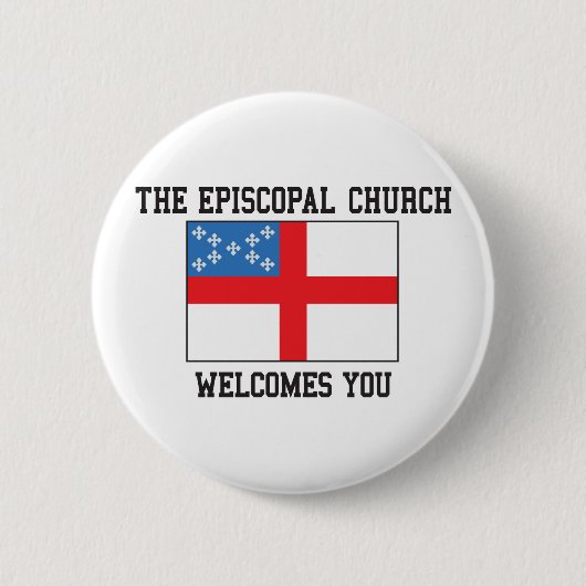 Episcopale kerk ronde button 5,7 cm (Voorkant)