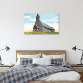 Episcopale kerk van St. Peters-by-the-Zee Canvas Afdruk (Insitu (Slaapkamer))