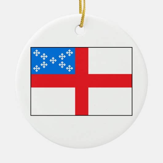 Episcopale vlag keramisch ornament (Voorkant)